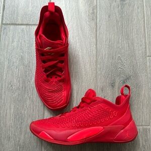 Nike Jordan red Luka Doncic 1 shoes